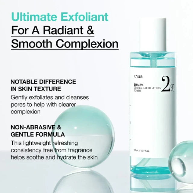 Anua BHA 2% Gentle Exfoliating Toner 150ml