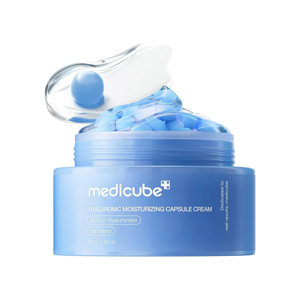 MEDICUBE Hyaluronic Moisturizing Capsule Cream – Deep Hydration Capsule Glow-55 g