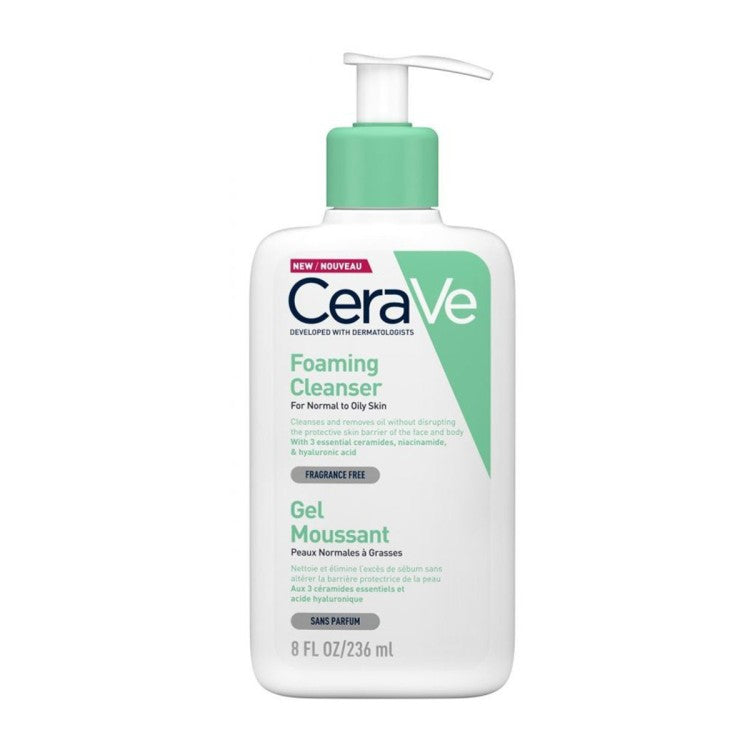 CeraVe Foaming Cleanser 236ml – Normal to Oily Skin