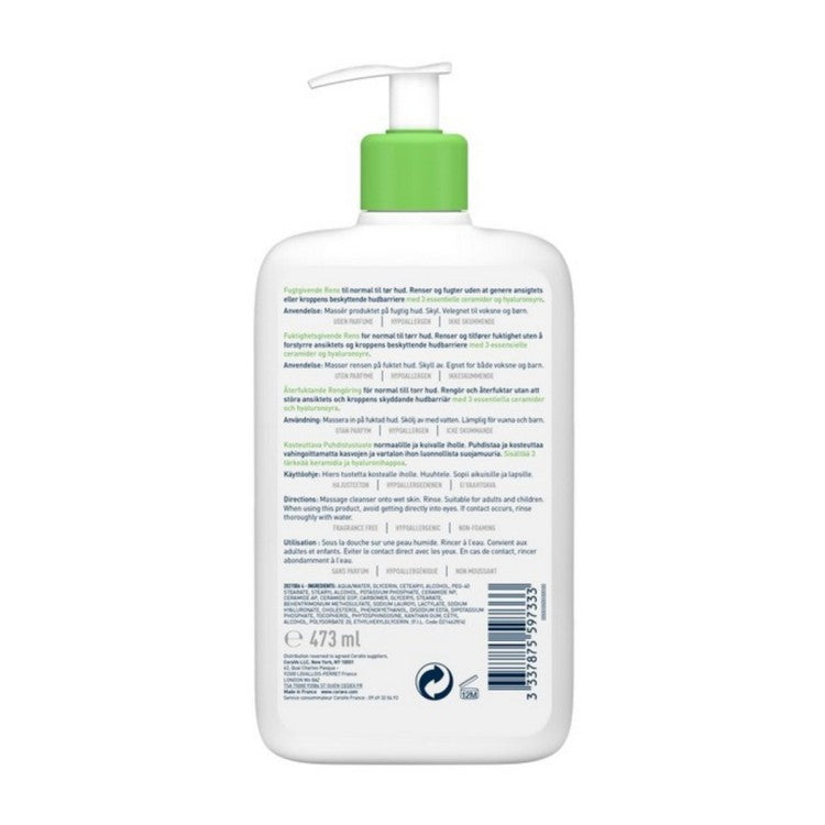 CeraVe Hydrating Cleanser 473ml – Face & Body