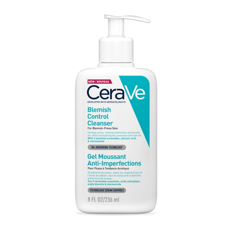 CeraVe Blemish Control Cleanser 236ml – Acne-Prone Skin
