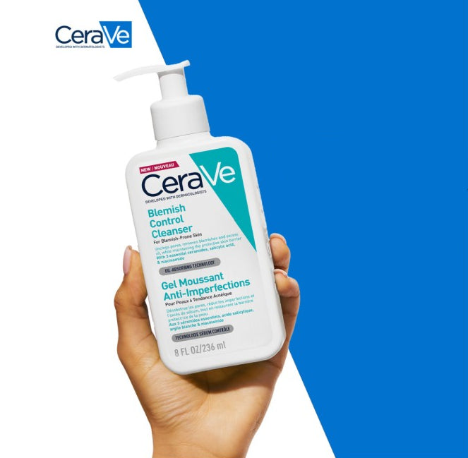CeraVe Blemish Control Cleanser 236ml – Acne-Prone Skin