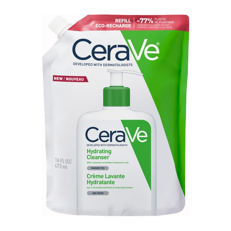 CeraVe Hydrating Cleanser 473ml Refill – Face & Body