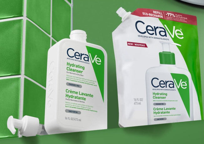 CeraVe Hydrating Cleanser 473ml Refill – Face & Body