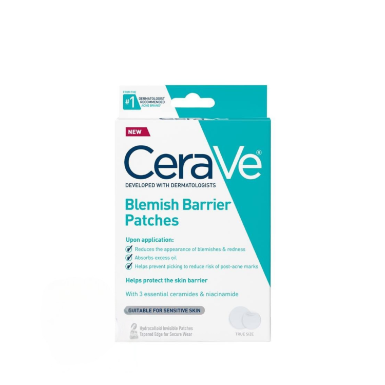 CeraVe Blemish + Barrier Pimple Patches – 22 Pieces (2 Sizes)