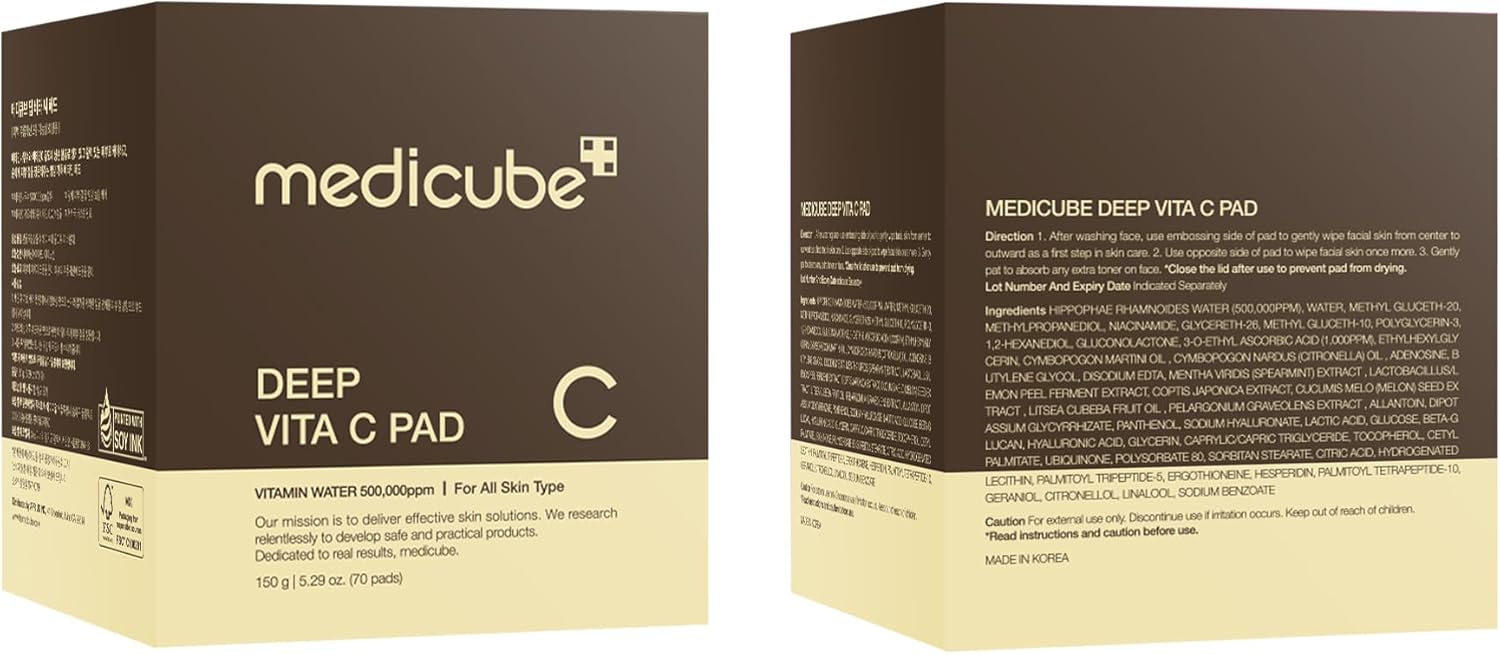 Medicube Deep Vita C Facial Pads (70 Sheets)