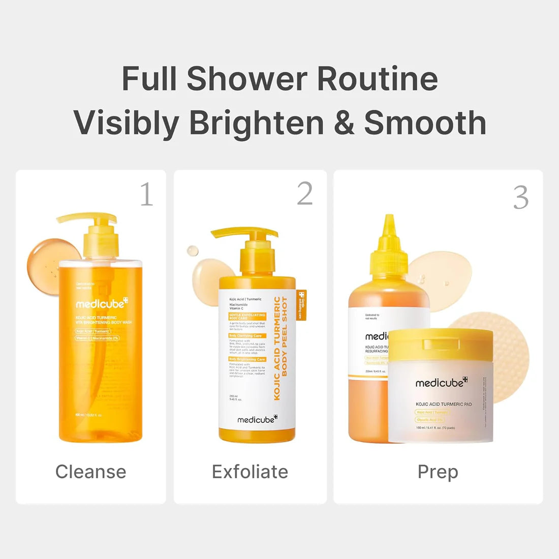 [Medicube] Kojic Acid Body Wash & Tone Duo