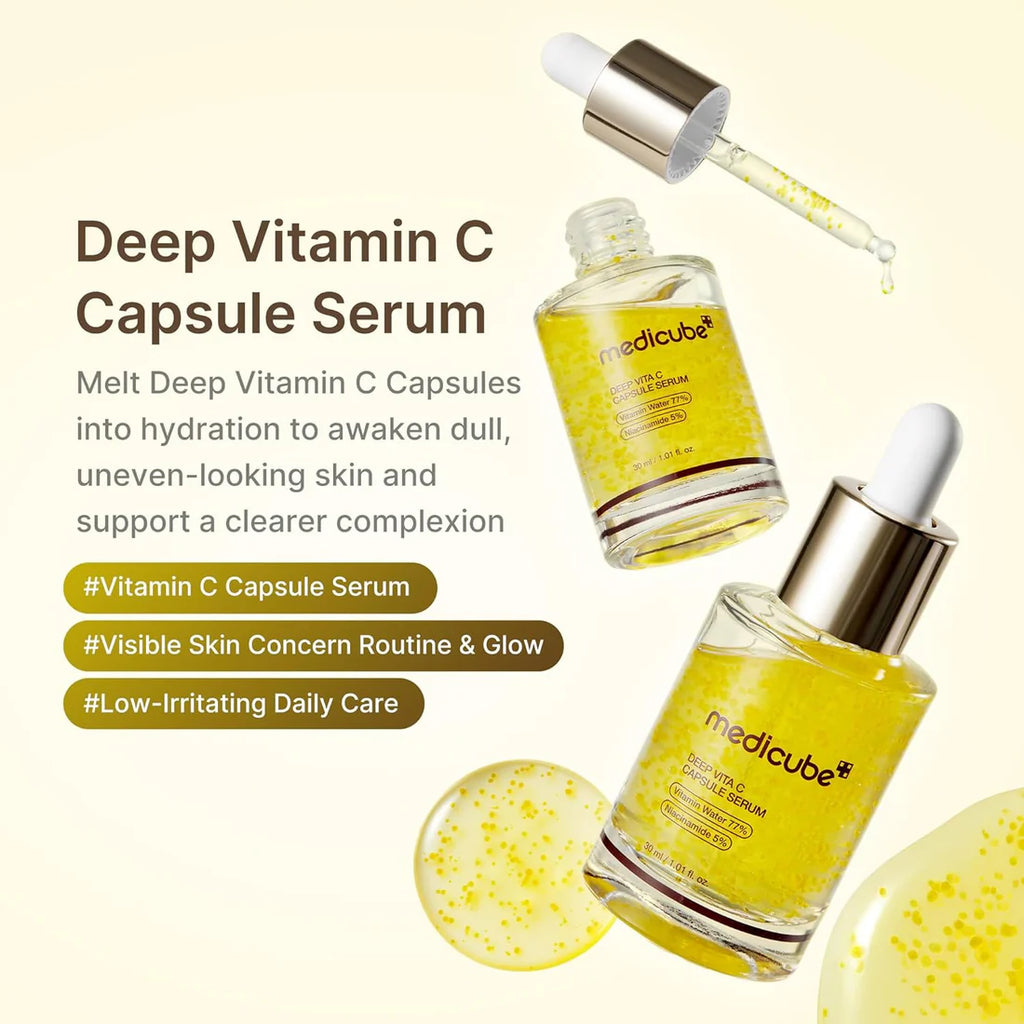 Medicube Deep Vita C Natural Glow Serum Duo