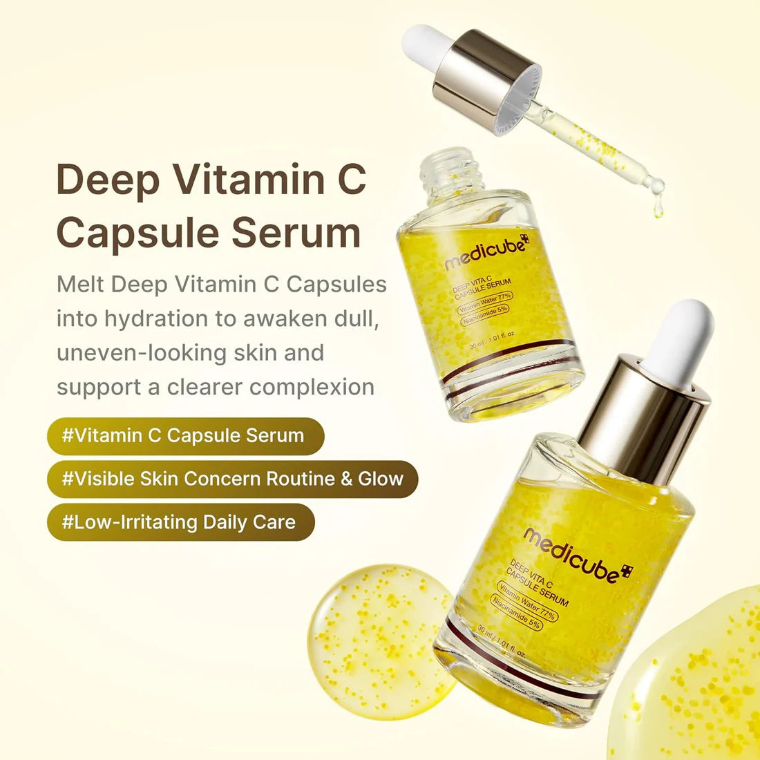 Medicube Deep Vita C Natural Glow Serum Duo
