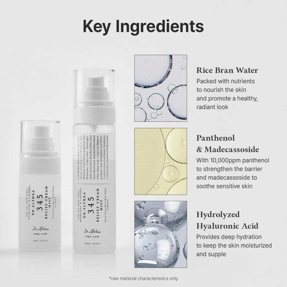 DR. ALTHEA – 345 Relief Cream Mist | Hydrating, Soothing