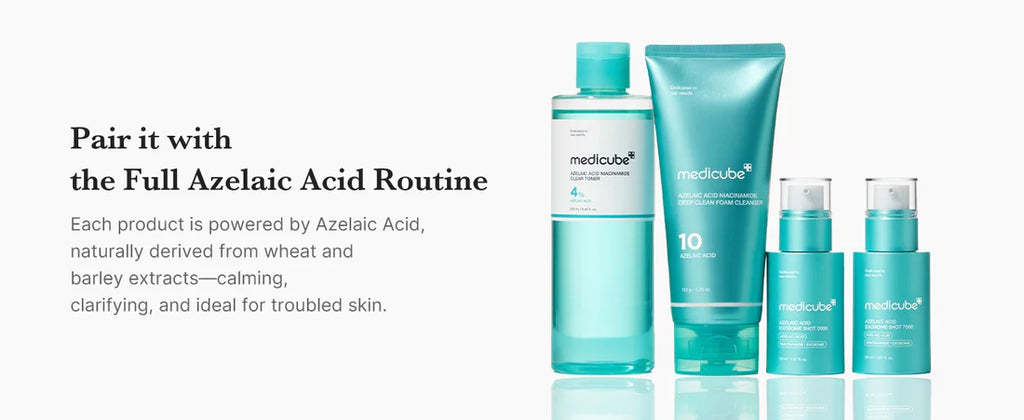 MEDICUBE Azelaic Acid Niacinamide Clear Toner – Refine & Brighten Daily- 250 ml