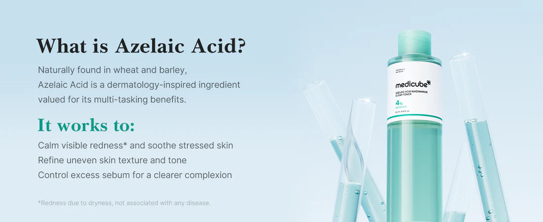 MEDICUBE Azelaic Acid Niacinamide Clear Toner – Refine & Brighten Daily- 250 ml