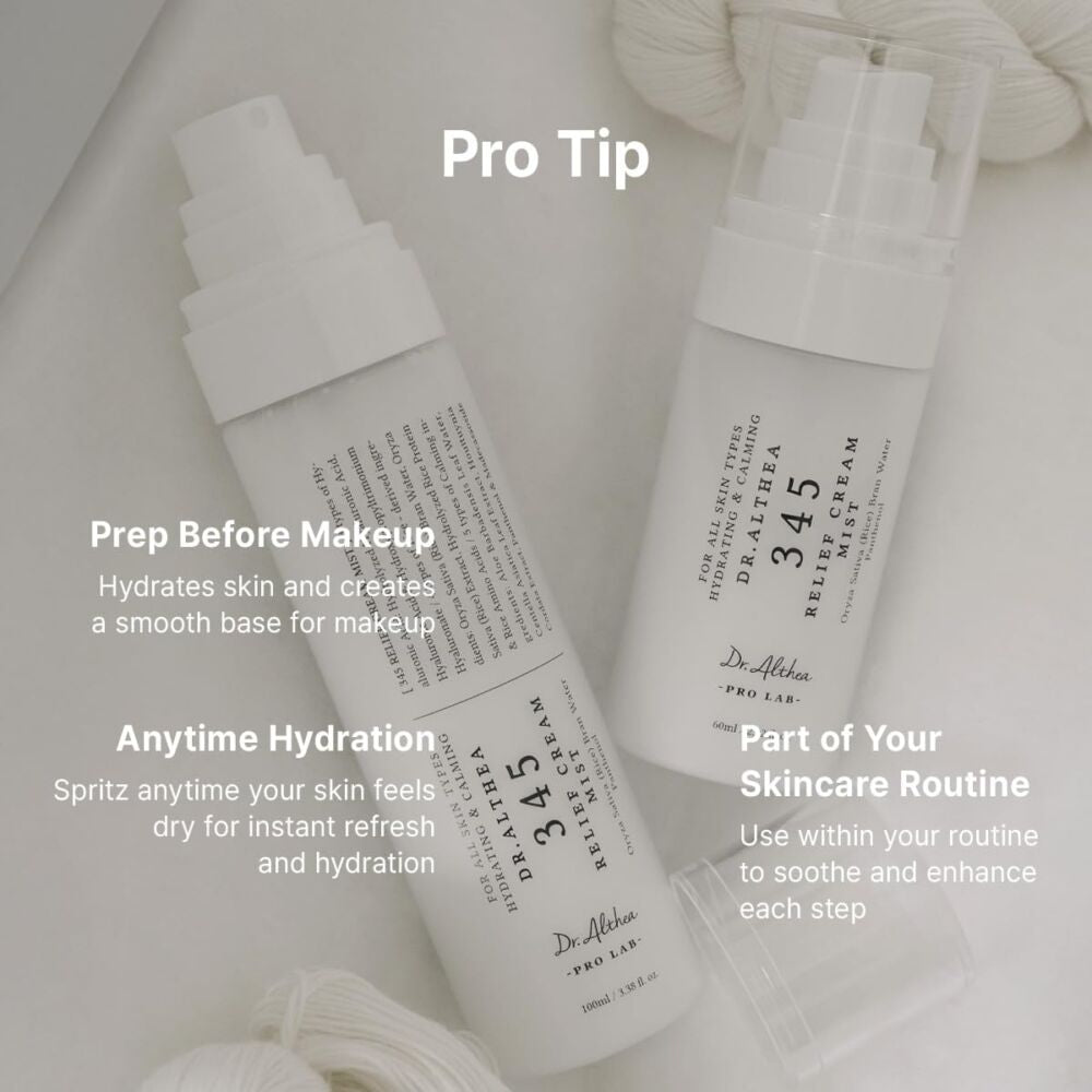 DR. ALTHEA – 345 Relief Cream Mist | Hydrating, Soothing