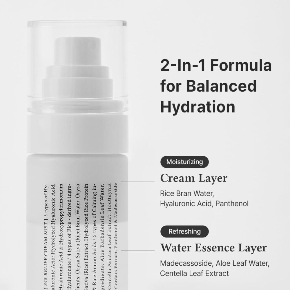DR. ALTHEA – 345 Relief Cream Mist | Hydrating, Soothing