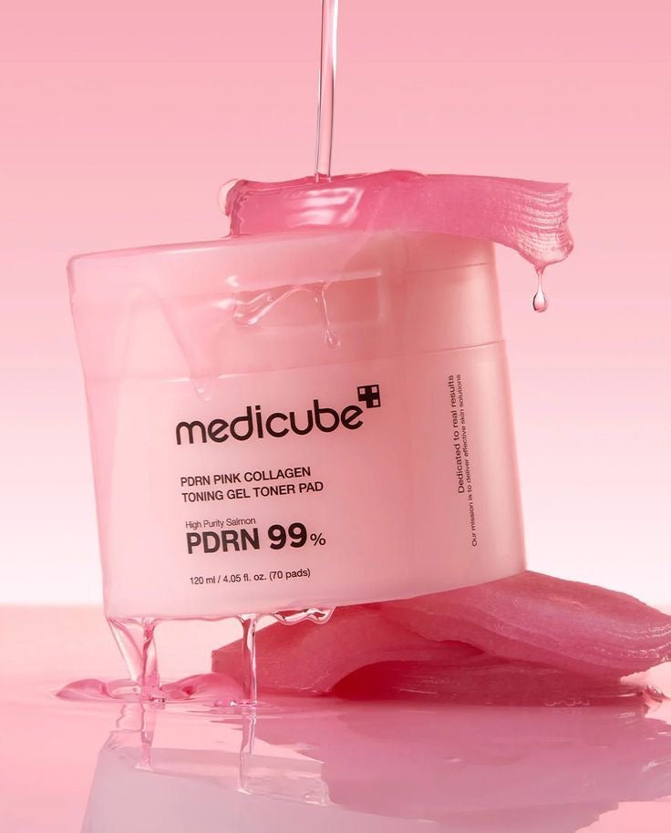 Medicube PDRN Pink Collagen Toning Gel Toner Pads
