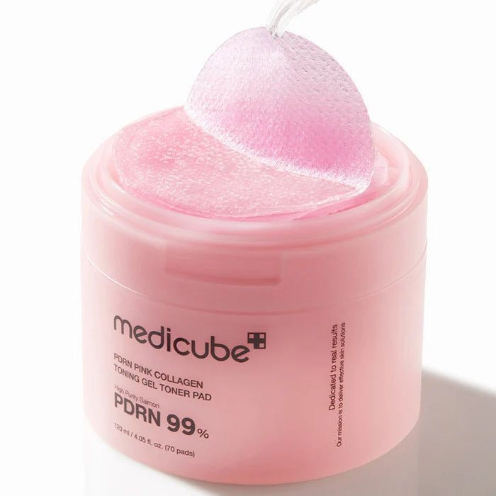 Medicube PDRN Pink Collagen Toning Gel Toner Pads