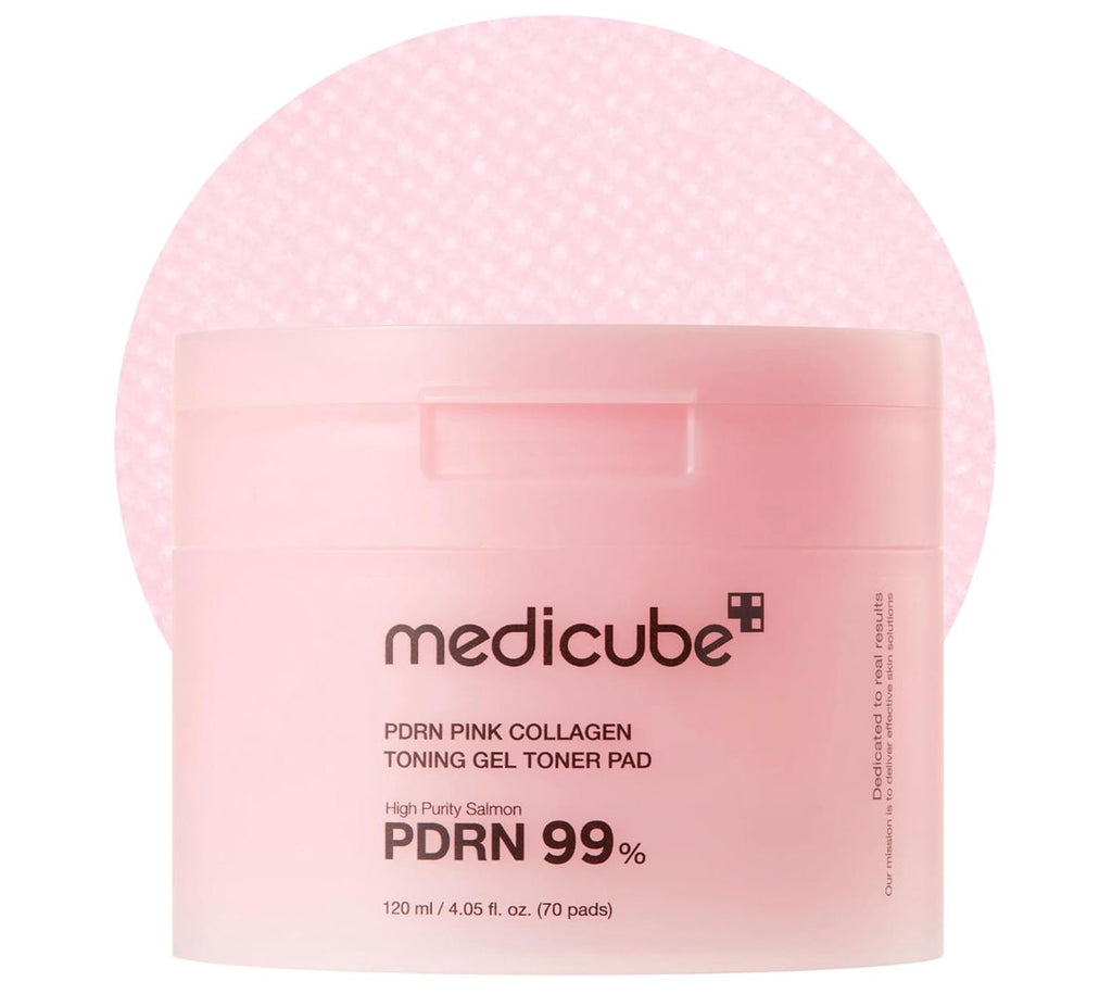 Medicube PDRN Pink Collagen Toning Gel Toner Pads
