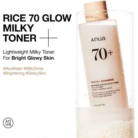 Anua – Rice 70 Glow Milky Toner