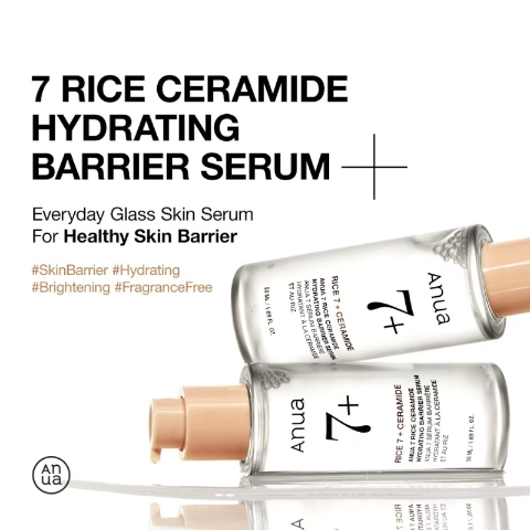 Anua – 7 Rice Ceramide Hydrating Barrier Serum (50ml)