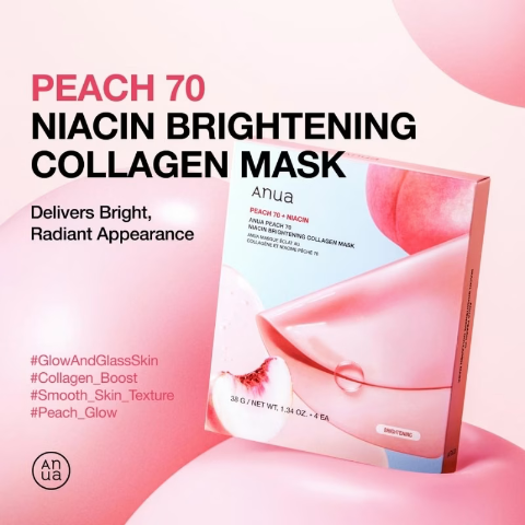 ANUA Peach 70 Niacin Brightening Collagen Mask