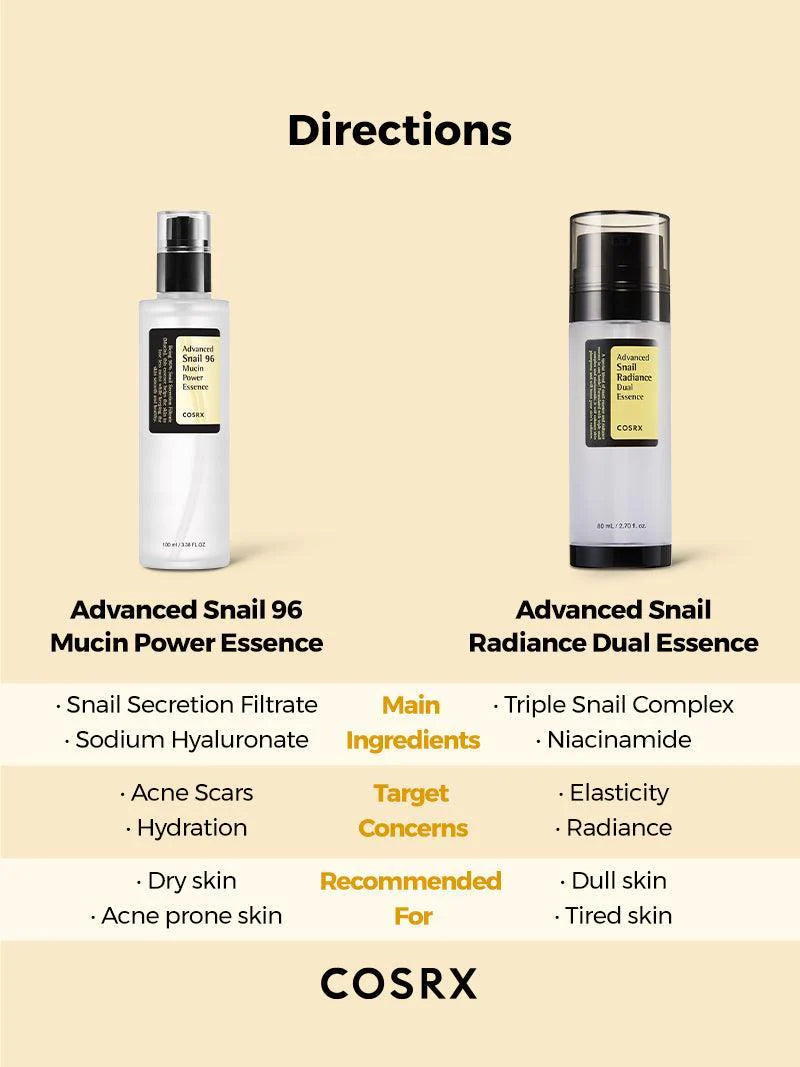 COSRX Advanced Snail Radiance Dual Essence (80 ml)
