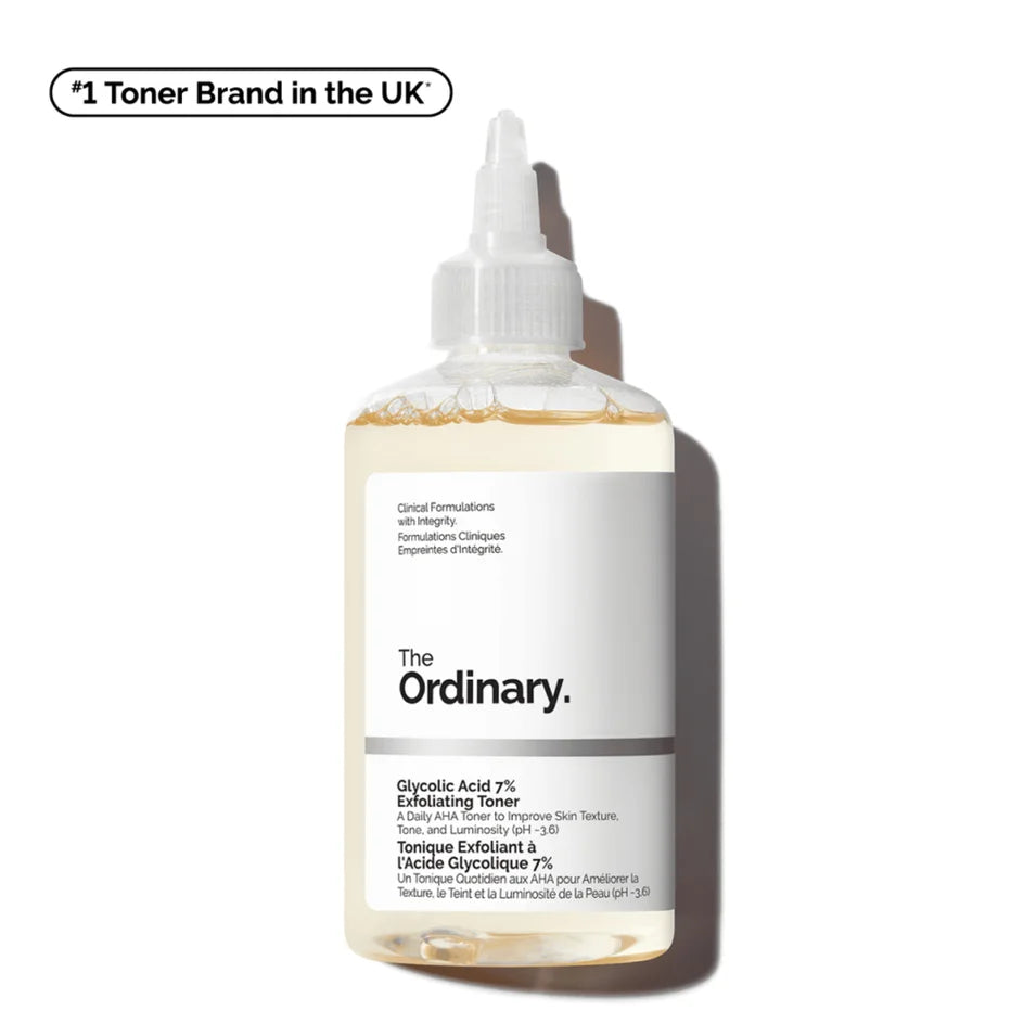 The Ordinary Glycolic Acid 7% Exfoliating Toner (240ml)