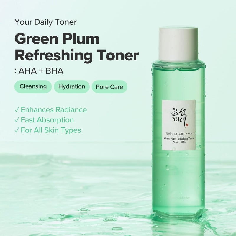 Beauty of Joseon Green Plum Refreshing Toner – AHA + BHA 150ml