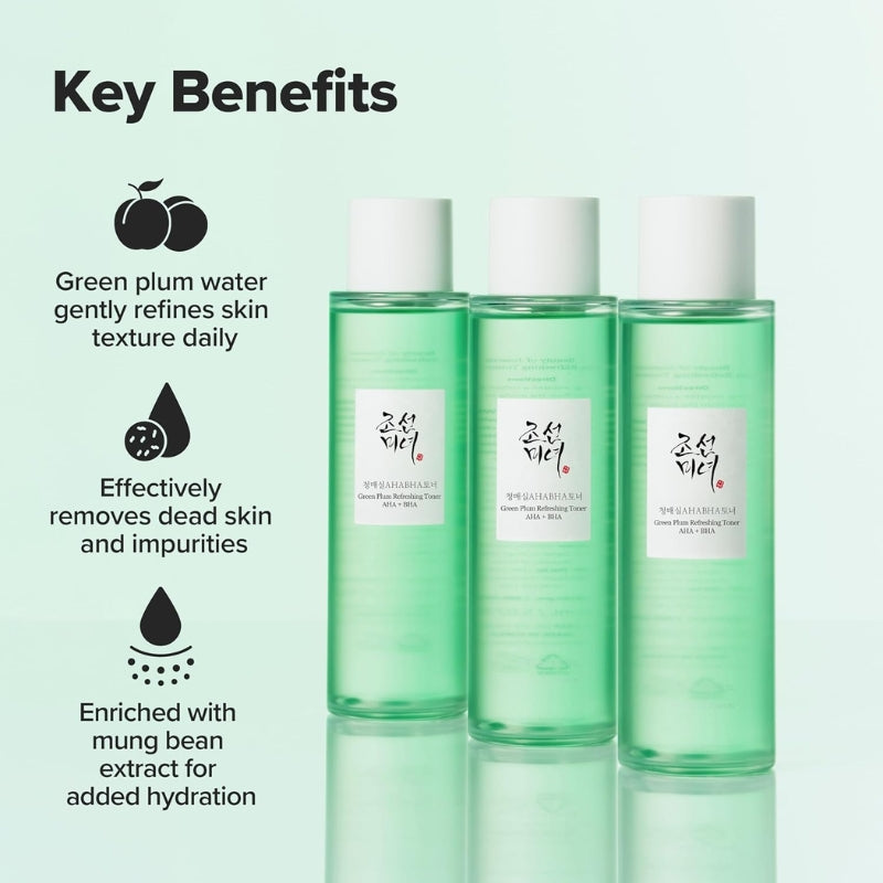 Beauty of Joseon Green Plum Refreshing Toner – AHA + BHA 150ml