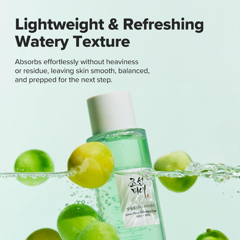 Beauty of Joseon Green Plum Refreshing Toner – AHA + BHA 150ml