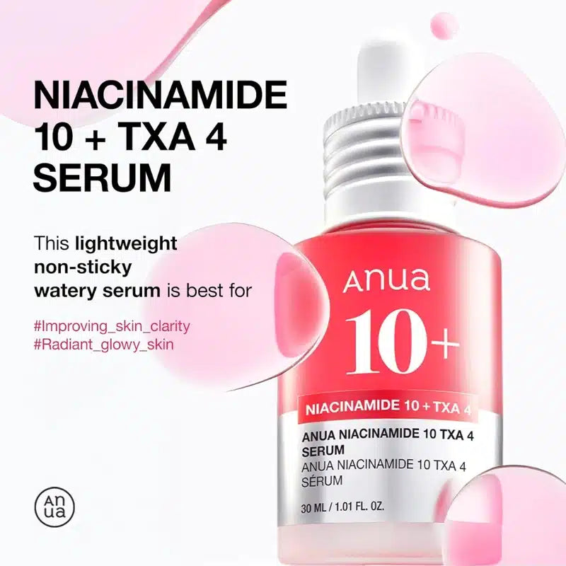 Anua – Niacinamide 10% + TXA 4% Serum