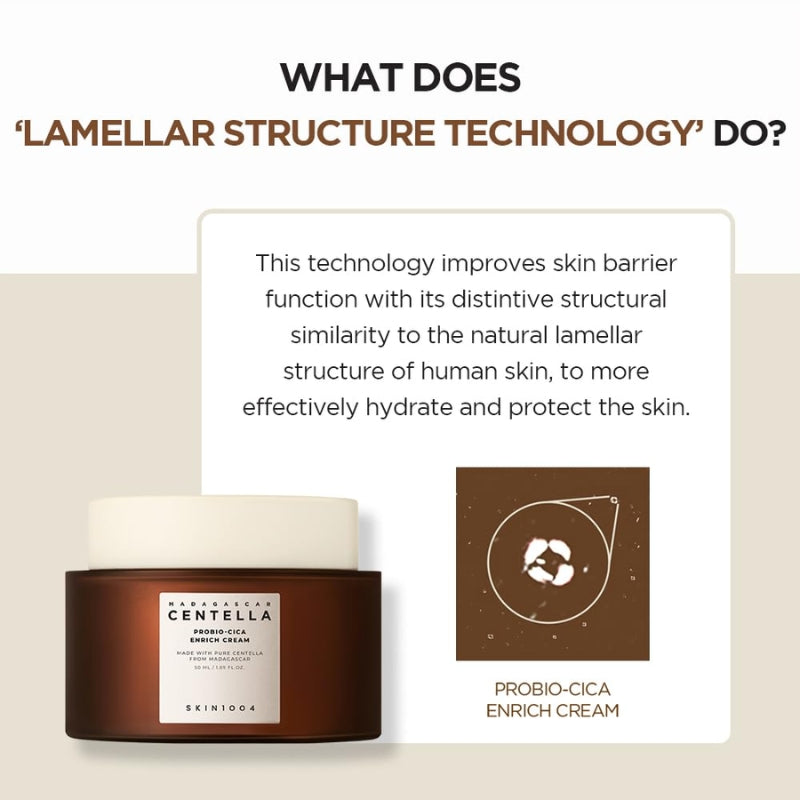 SKIN1004  - Madagascar Centella Probio-cica enrich cream