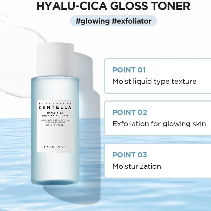 SKIN1004  - Hyalu-Cica Brightening Toner 210ml
