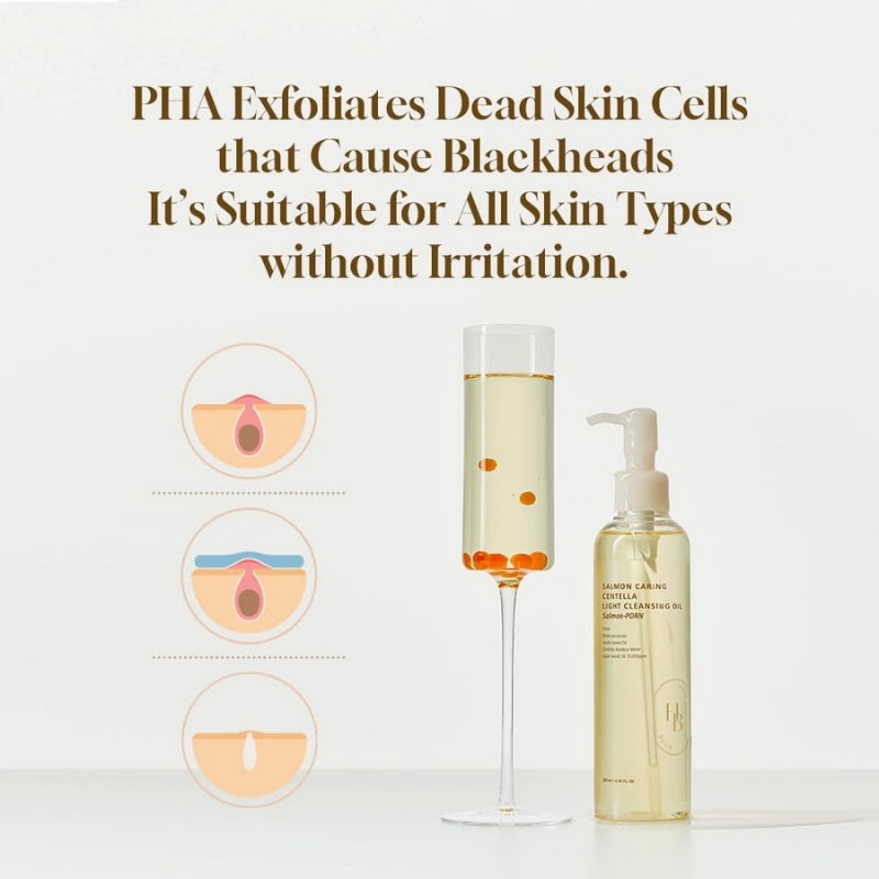 Heveblue  - Salmon Caring Centella Light Cleansing Oil 240ml