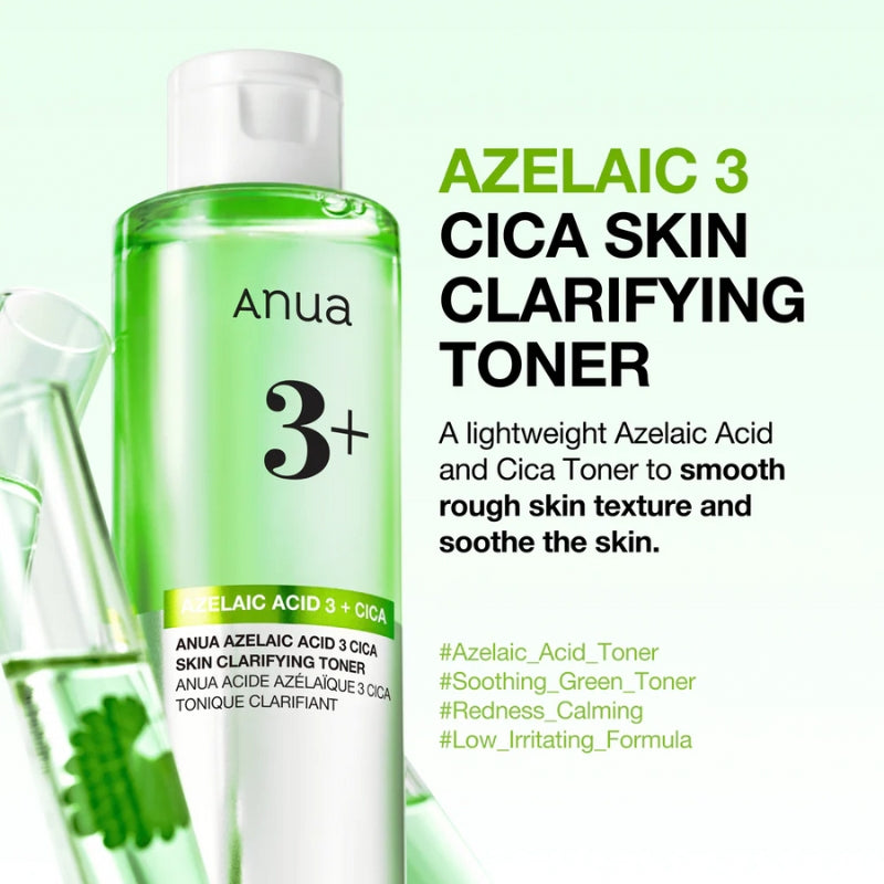 Anua  - Azelaic 3 Cica Skin Clarifying Toner 250ml