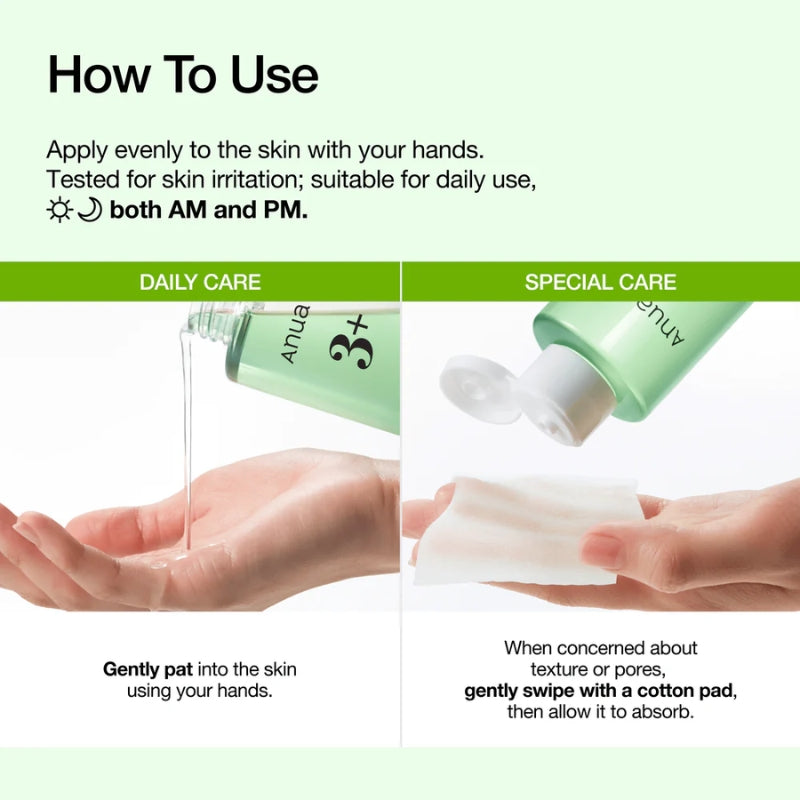 Anua  - Azelaic 3 Cica Skin Clarifying Toner 250ml