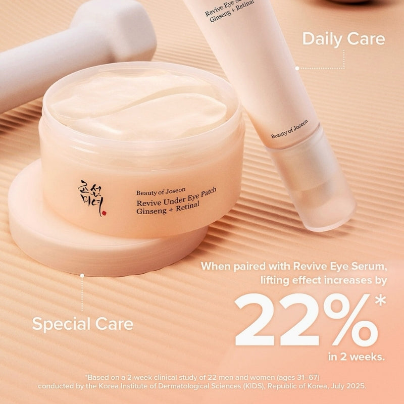 Beauty of Joseon  - Revive Under Eye Patch: Ginseng + Retinal (60pcs)