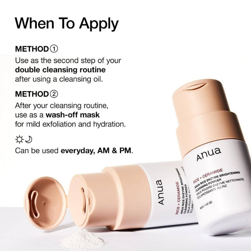 Anua  - Anua Rice Enzyme Brightening Cleansing Powder