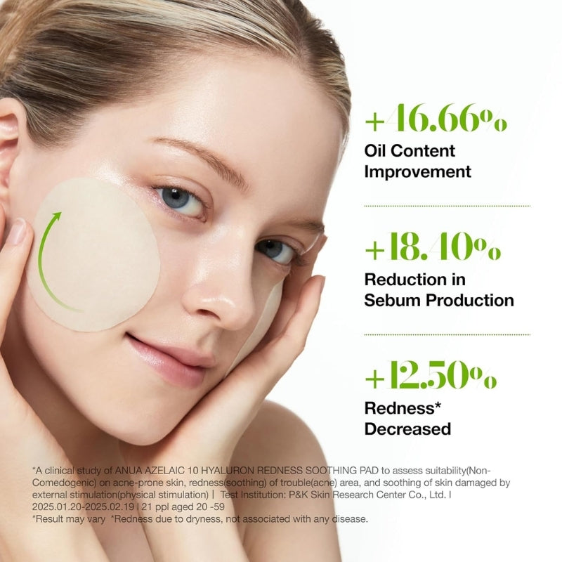 Anua  - Azelaic 10 Hyaluron Redness Soothing Pad (90 pads)