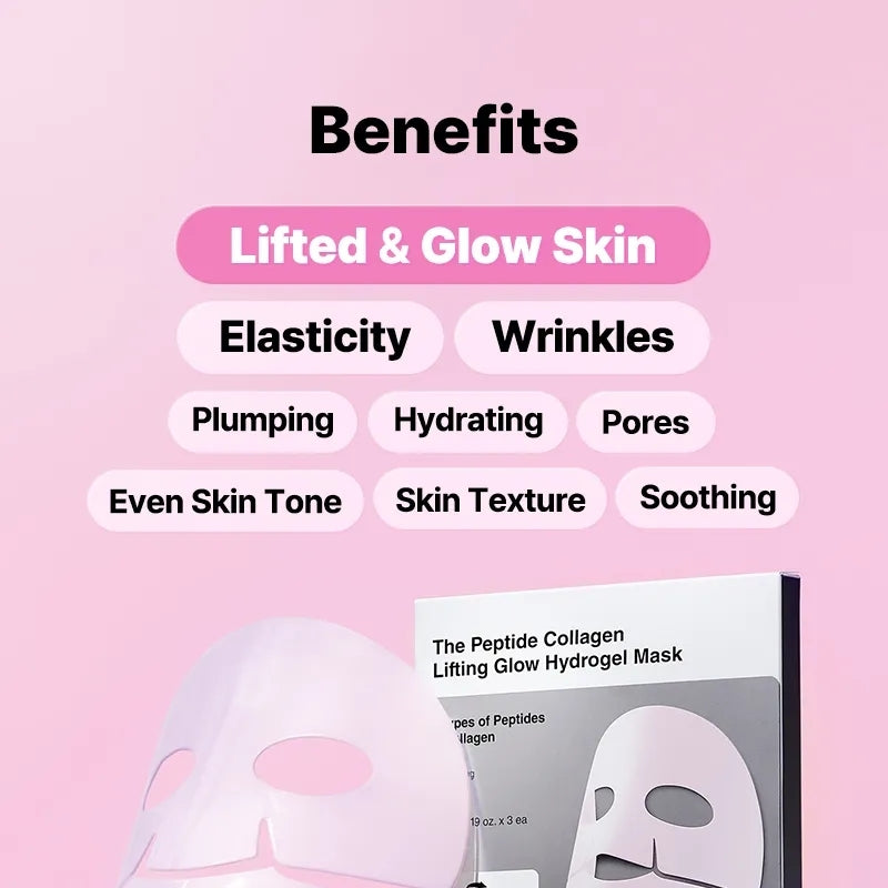Cosrx  - The Peptide Collagen Lifting Glow Hydrogel Mask (3pcs)