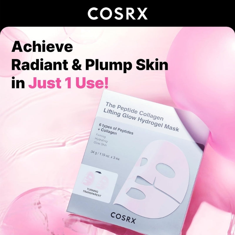Cosrx  - The Peptide Collagen Lifting Glow Hydrogel Mask (3pcs)