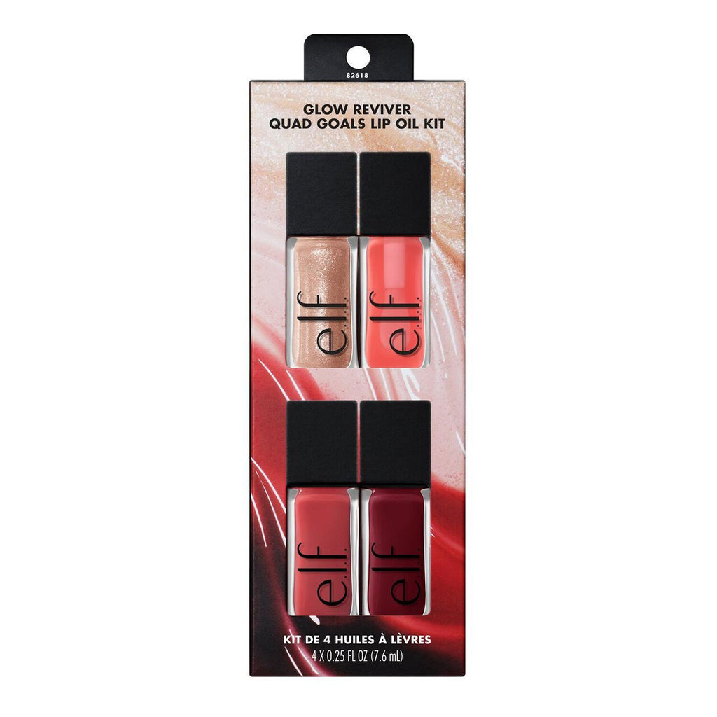 e.l.f. Glow Reviver Quad Goals Lip Oil Kit