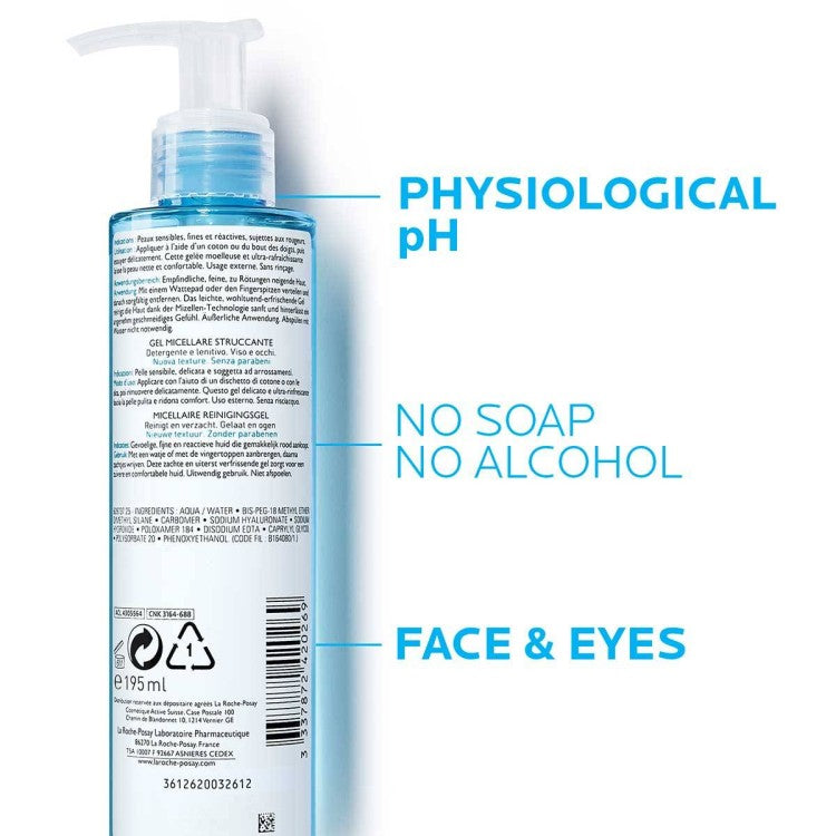 La Roche-Posay Rosaliac Micellar Make-Up Removal Gel 195ml