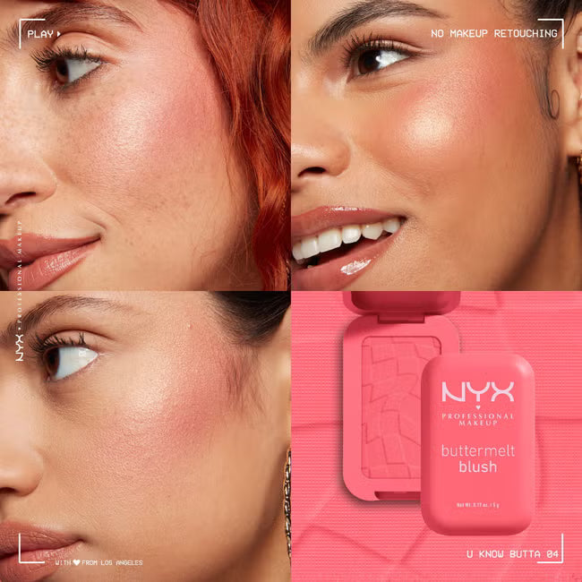 NYX Professional Makeup Buttermelt Powder Blush (Various Shades)