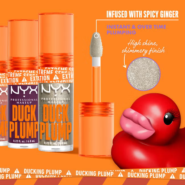NYX Professional Makeup Duck Plump Lip Plumping Gloss 7ml (Various Shades)