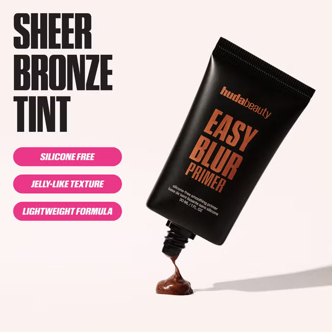 Huda Beauty Easy Blur Primer – Bronze Fudge (30ml)