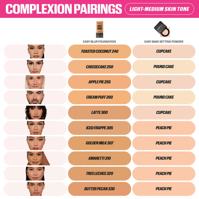 Huda Beauty Easy Blur Foundation – 30ml (Various Shades)