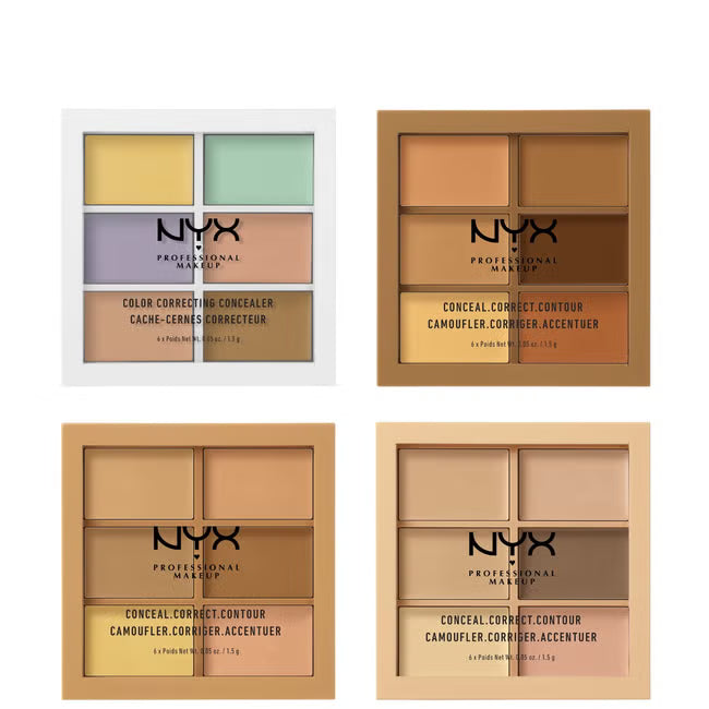 NYX Professional Makeup 3C Palette – Color Correcting Concealer