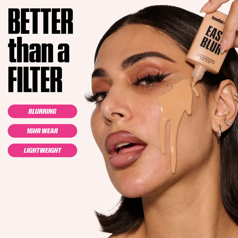 Huda Beauty Easy Blur Foundation – 30ml (Various Shades)