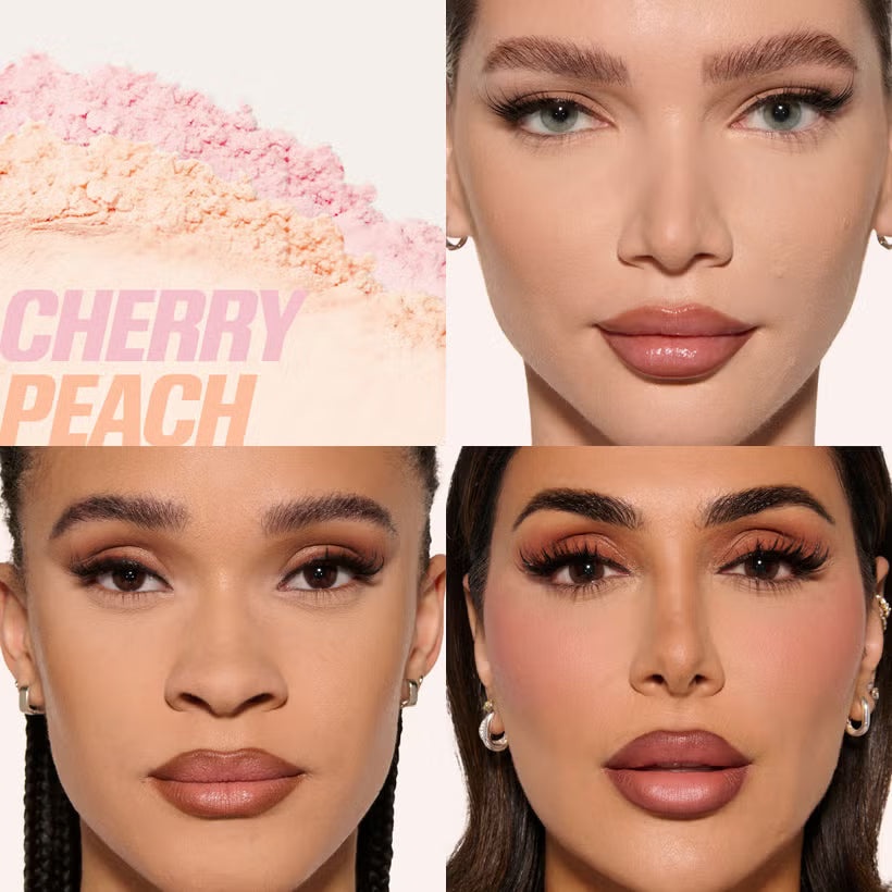 HUDA BEAUTY Easy Bake Loose Powder Duo – Cherry Peach